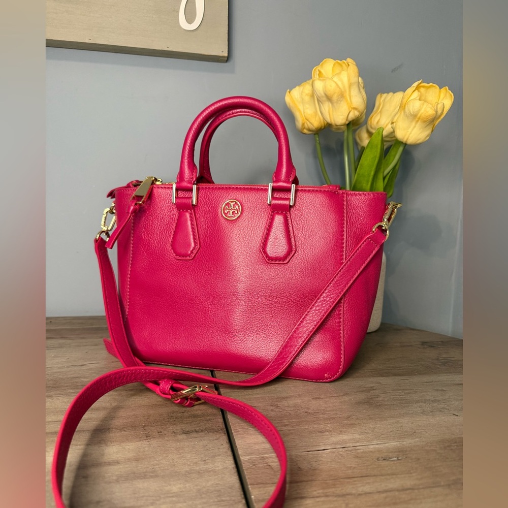 Tory Burch Mini Tote Satchel (EUC)